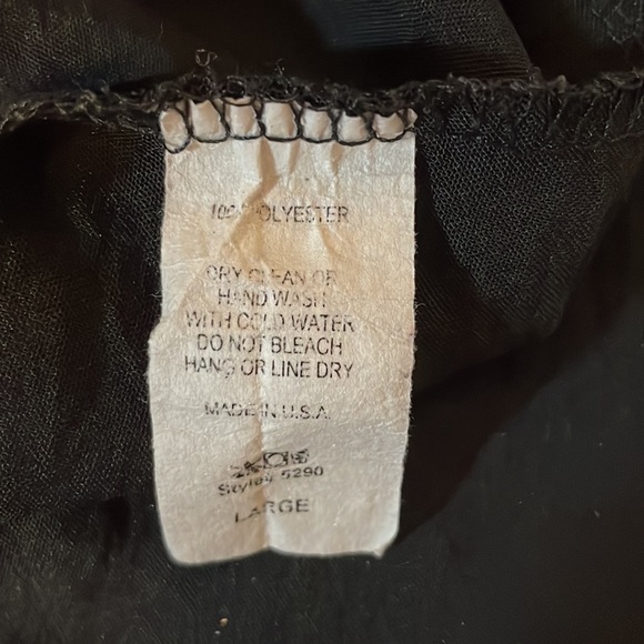 Entro Black low high top bishop sleeves size L - Picture 11 of 11